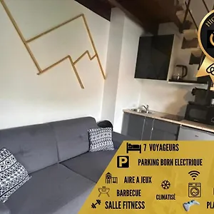  Apartamento Reve Divin T4 Avec Parking-barbecue-laverie-bagagerie-salle De Sport-aire De Jeux-climatise